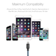 Illustration for article titled (Up To 70% Off) Qouya iPhone Charger,MFi Certified Lightning Cable 3 Pack Extra Long Nylon Braided USB Charging Compatible at only $2.99 With Free Shipping